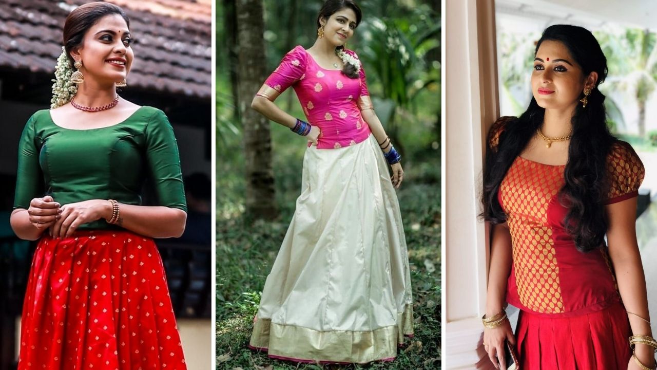 Pattu Pavadai Blouse Designs For Ladies Design Talk